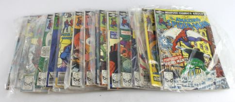 Amazing Spider Man. A group of approximately seventeen Amazing Spider Man comics, between nos. 109 &