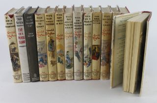 Blyton (Enid). A group of fourteen Famous Five mixed edition books, by Enid Blyton, circa 1940s-