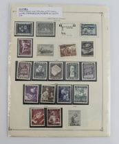 Austria 1948-55 mainly mint collection on 2x album pages, including SG1170/3, SG1212/14, SG1225/8,