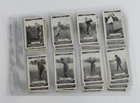 Copes - Golf Strokes 1923 (M), complete set in pages, VG cat value £832