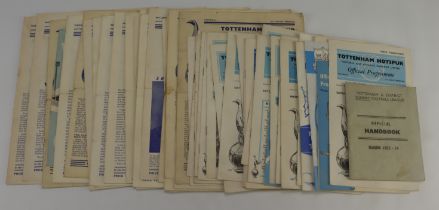 Football - Tottenham home games 1950's & early 1960's unsorted lot (approx 52)