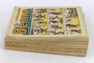 Beano Comics. A complete run of fifty-four Beano comics, from nos. 953 to 1006 (incl. no 1000), 1960