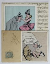 Art Nouveau, Pierrot & Prourieux, varieties, french publisher   (2)