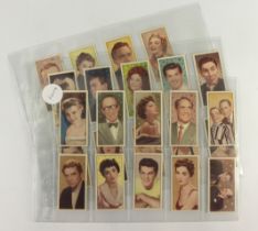 Cinema & & Television Stars, Barbers Tea, complete set in pages, (includes Monroe & Kelly) VG - EXC