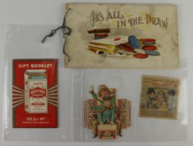 Ephemera - Booklet 'Its All In The Draw' 1895 Brelsford & Dimick (Poker themed), Anstie Gift