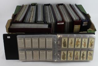 Crate containing 10 modern albums, approx 135 complete sets + several part sets & odds, sets from