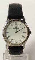 Gents stainless steel cased Jaeger LeCoultre Heraion wristwatch ref.112.8.08. The white dial with