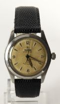 Gents stainless steel cased Tudor Oyster Prince automatic wristwatch, circa 1950s, ref. 7809. The