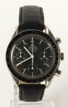 Omega Speedmaster Automatic 'reduced' chronograph stainless steel cased gents wristwatch, ref. ST