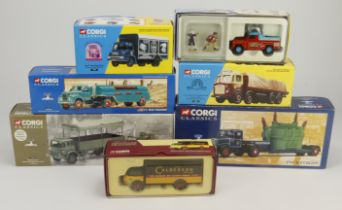 Corgi Classics. A group of 7 various boxed Corgi Classics comprising Nos 07202, 16704, 24501, 30308,