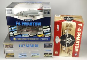 Collection Armour. Four boxed Franklin Mint Collection Armour / Franklin Mint aircraft models,