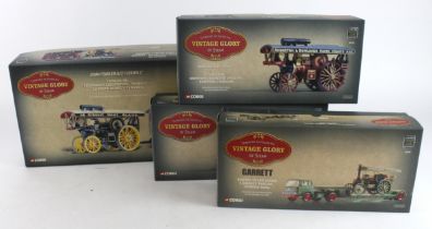 Corgi. Four boxed Corgi Vintage Glory of Steam models, comprising John Fowler & Co. Ltd. (80110);