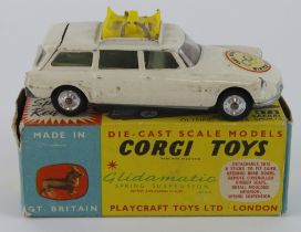 Corgi Toys, no. 475 'Citroen Safari Olympic Winter Sports', missing skier and skis, contained in