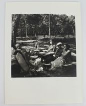 Lee Miller (1907-1977). Gelatin Silver Print from the Lee Miller Archives, depicting 'Picnic at