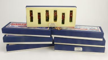 Ducal Traditional Military Figures. A collection of seven boxed Ducal six figure sets, boxes state
