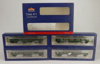 Bachmann boxed OO gauge Class 411 4 Car EMU Southern Region 21 DCC set (31-426)