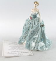 Coalport Compton & Woodhouse 'Royal Premiere' limited edition figure (5834/7500), makers marks to