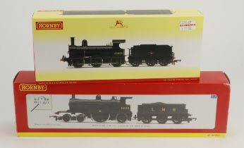 Hornby. Two boxed Hornby OO gauge locomotives, comprising LMS 4-2-2 Caledonian Single 14010, limited