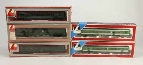 Lima. Five boxed Lima OO gauge, comprising French 2 Coach Railcar, XAB 92201 General Council of