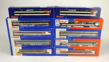 Roco. Ten boxed Roco HO gauge coaches, comprising 44770 (x2), 44771, 44887, 44889, 44962, 45188,