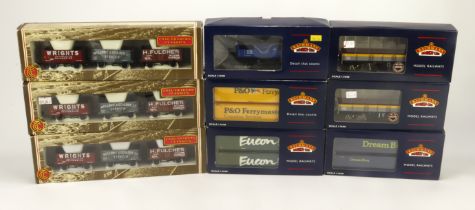 Bachmann / CTC. Nine boxed Bachmann & Coal Traders Classics OO gauge wagons, comprising 33-828, 38-