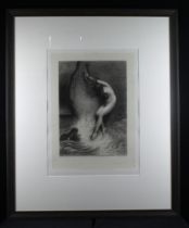 Pictures. Five various framed pictures, including an illustration by John Mackay 'Thrawn Janet';