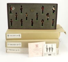 Britains. Three boxed Britains Limited Edition Military band soldier sets, comprising Pipes &