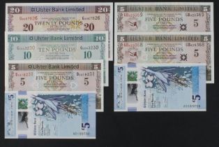 Northern Ireland, Ulster Bank Limited (7), 5 Pounds George Best commemorative notes dated 25th