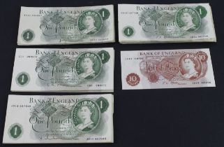 Bank of England (54), a good collection of mid series FIRST PREFIX notes all '01', comprising Fforde