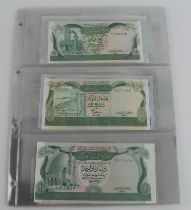 Libya (27), a high grade collection dates ranging from 1981 - 2016, denominations 1/4 Dinar to 50