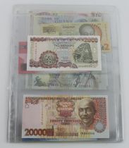 Ghana (23), a collection of Uncirculated notes comprising 10 Cedis, 5 Cedis, 2 Cedis & 1 Cedi