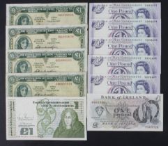 Great Britain (11), Northern Ireland Bank of Ireland 1 Pound 1983, Isle of Man 1 Pound (5) a