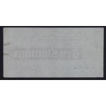 Bradbury 10 Shillings (T9) issued 1914, Royal Cypher watermark with 'POS' also seen in watermark