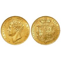 Half Sovereign 1828, S.3804, GVF