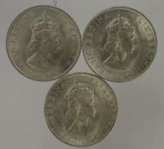 Bermuda Crowns (3) 1964, EF-UNC