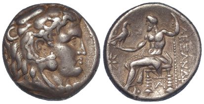 Ancient Greek: Alexander the Great AR Tetradrachm of Sardes, Lydia in debased metal, 16.88g, see