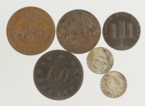 British Empire (6) a small group of selected better pieces, 19thC Straits Settlements, East India
