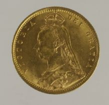 Half Sovereign 1892 aEF