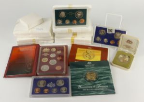 Australia commemorative coins, packs and sets (12) 1970s-2000s, base proof and Unc.