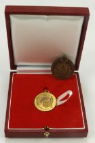 British Sporting Medals (2): Bronze Football Association 'Play the Game' medal, plus F.A.