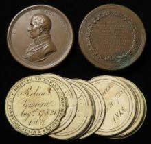 British Commemorative Capsule Medal, bronze d.47mm: Napoleonic Wars, Duke of Wellington GVF/VF