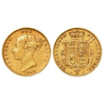 Half Sovereign 1876 dn22, GF-nVF