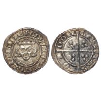 Edward I silver Penny of London, class 1c, 1.37g, S.1382, VF