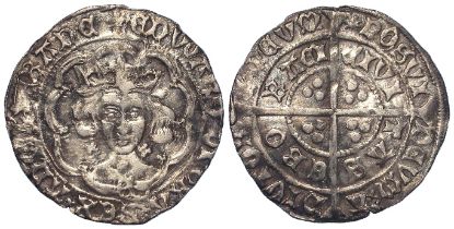 Edward IV Light Coinage silver Groat of York 1464-70, mm. lis/sun (105/28), E on breast, quatrefoils