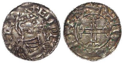 Anglo-Saxon: Edward the Confessor silver Penny, Pointed Helmet type, Hastings mint, moneyer Brid: