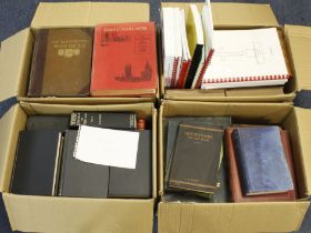Military interest. Four boxes of mostly Military related books, titles include The War in the Air,