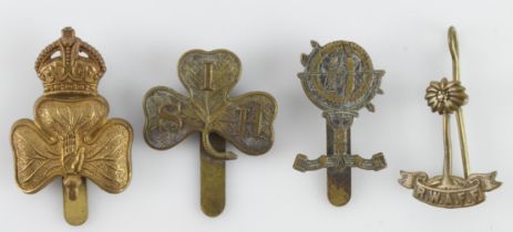 Badges including R.W.A.F.F and three others all possibly colonial.