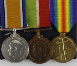 BWM & Victory Medal (J.60357 H W Narborough AB RN) Mercantile Marine Medal (Henry W Narborough).