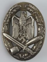 German 3rd Reich General Assault Badge. Ldo Numbered 20 for S.F.Zimmermann.