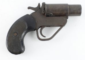 British No2 MkV, 1" Signal Pistol, W/D marked, made by Enfield. Steel construction with good